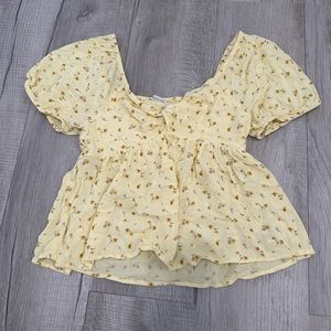 American Eagle babydoll crop top